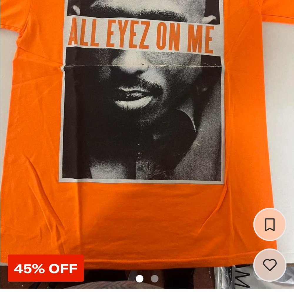 Orange Graphic T-Shirt